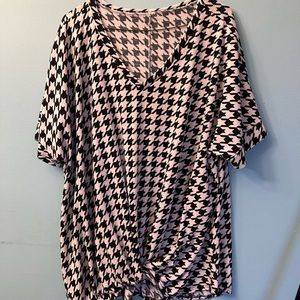 White & Black Shirt